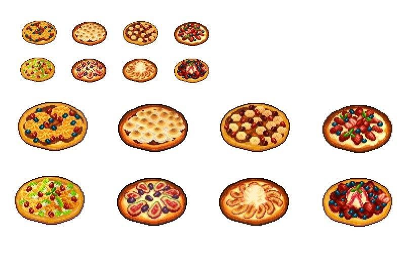Sweet pizza