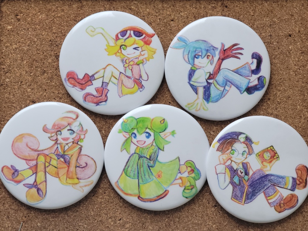 魔導学校缶バッジ