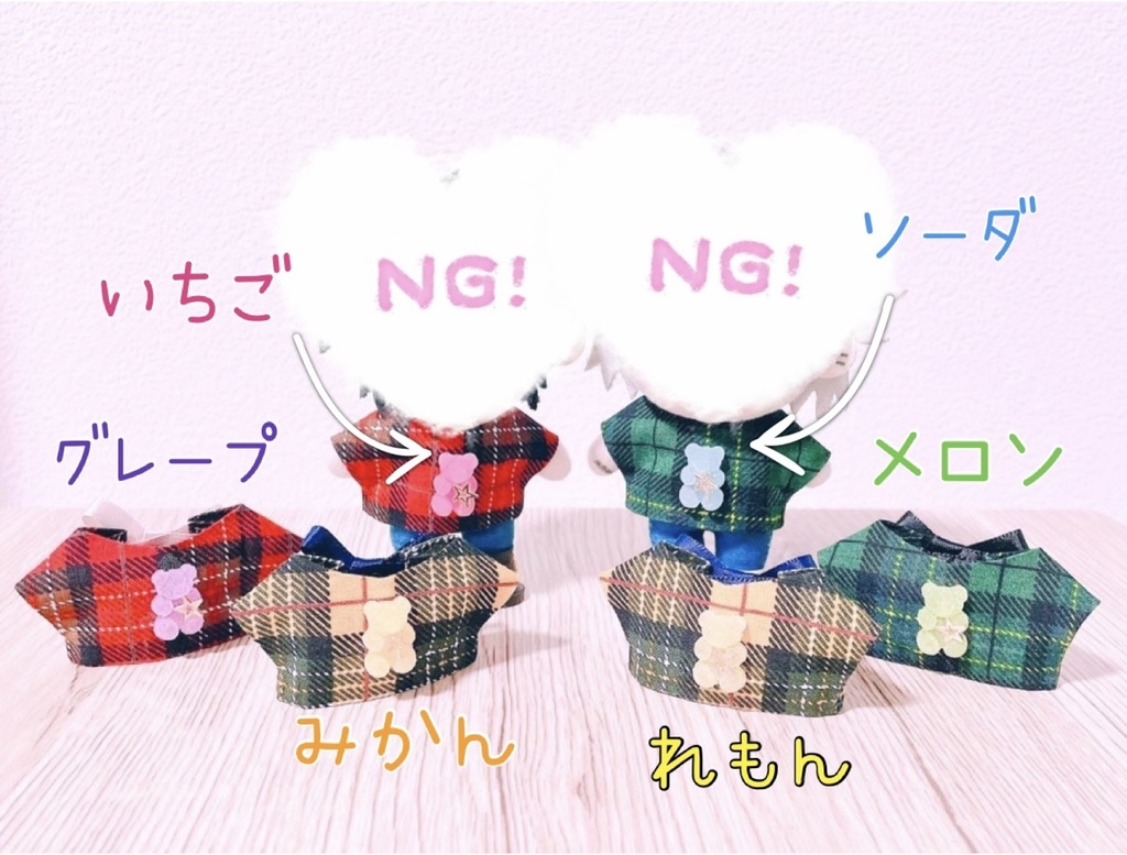 バックレースアップトップス(くまグミhug)