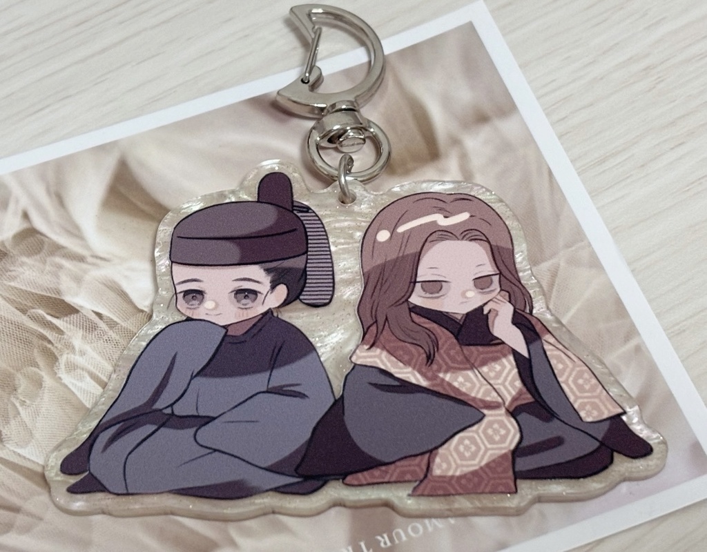 雪斎＆治真 アクリルキーホルダー
