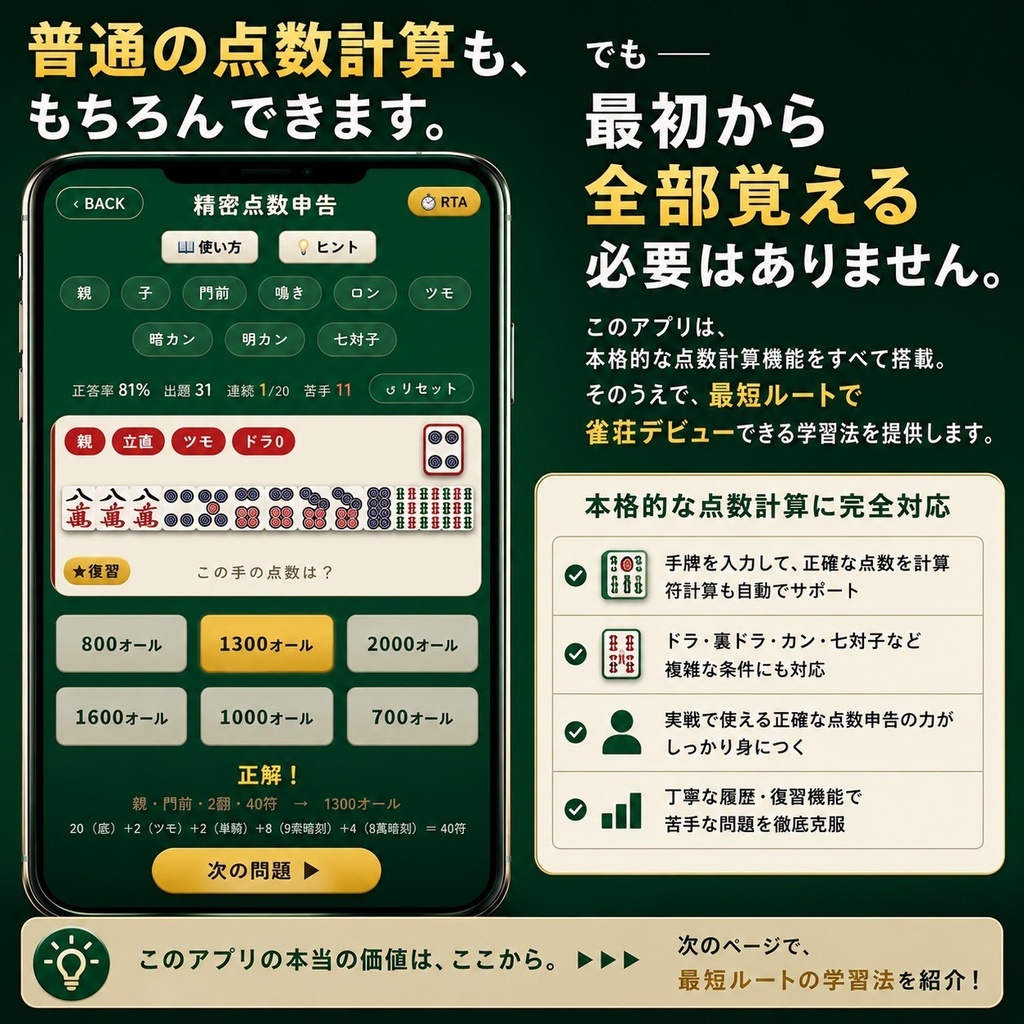 麻雀 省エネ点数申告(完全版)