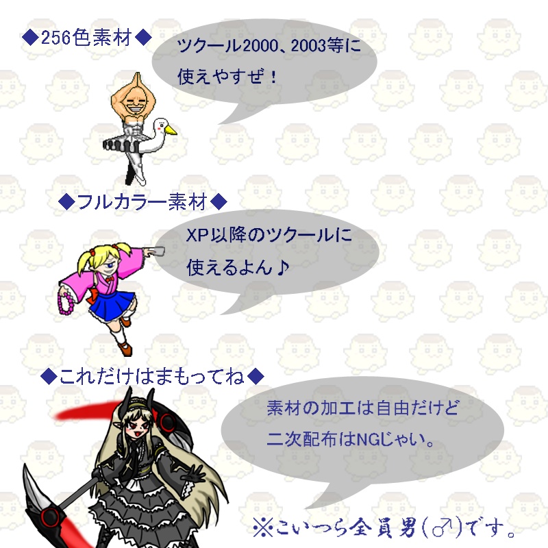 熊右衛門式モンスター素材詰め合わせ