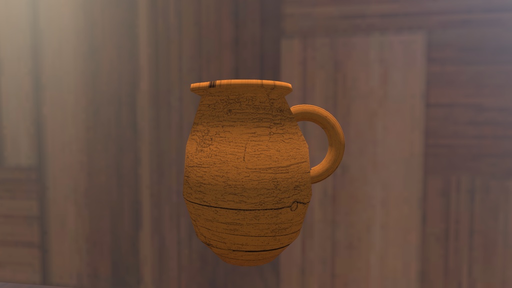 【VRChat想定】なんにでも牛乳を注げるつぼ