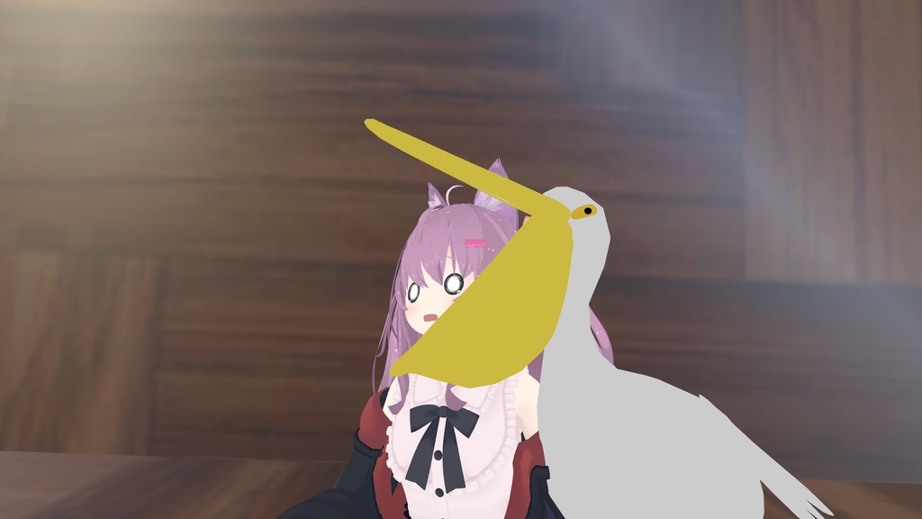 【VRChat想定】イカれた鳥ペリカン