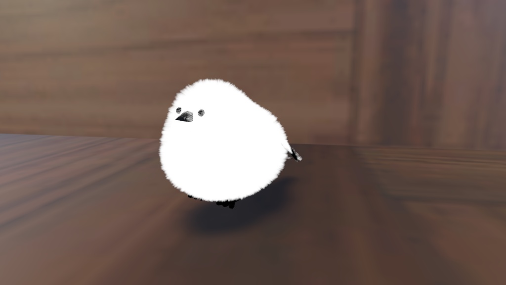 【無料】【VRChat想定】シマエナガ