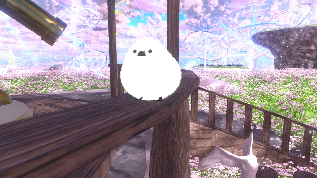 【無料】【VRChat想定】シマエナガ