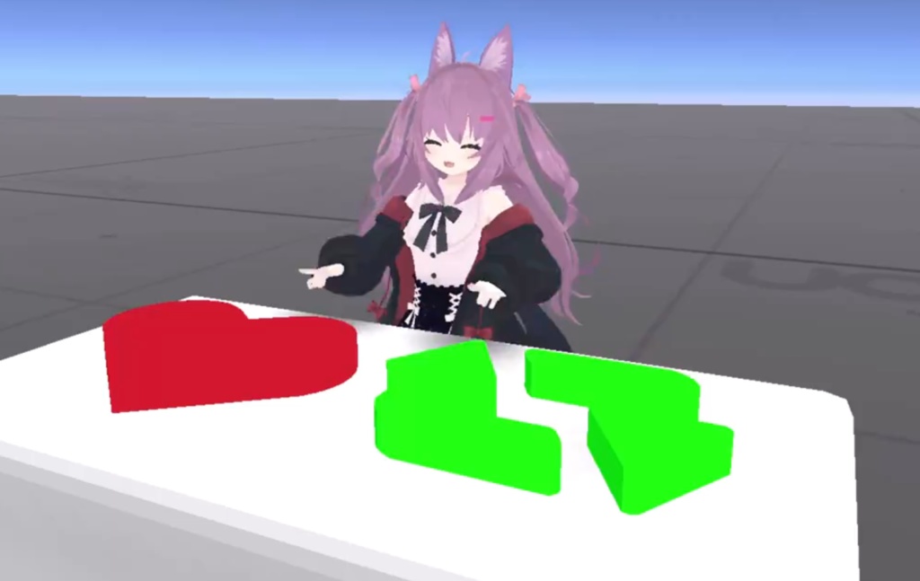 【VRChat想定】いいねとリポストのボタン
