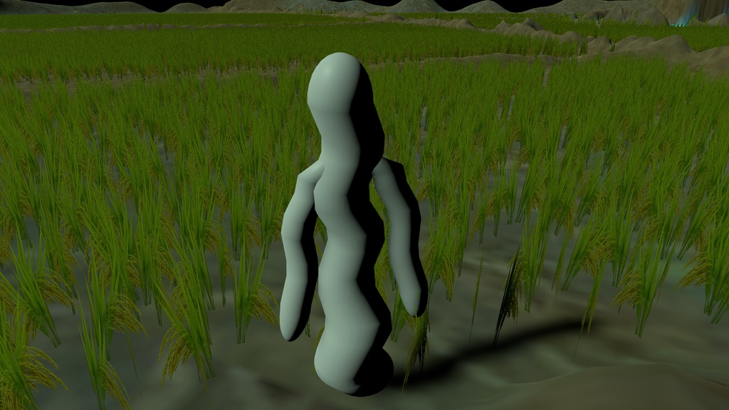 【無料】【VRChat想定】怪異:くねくね