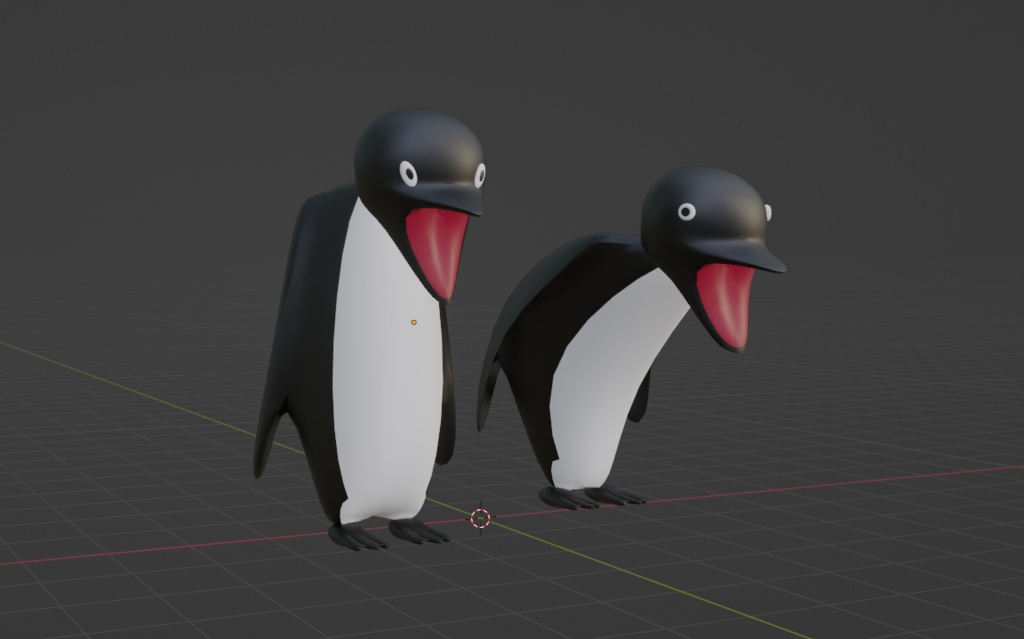 【VRChat想定】怒鳴るペンギン