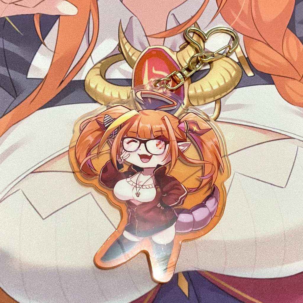 Kiryu Coco kaichou’s acrylic keycharm