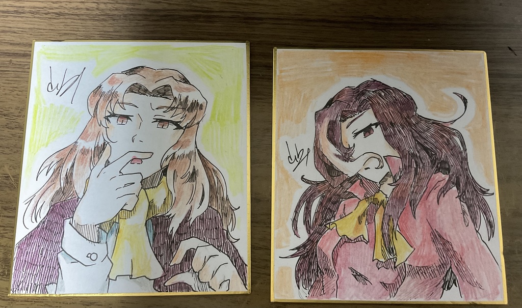 ミニ色紙
