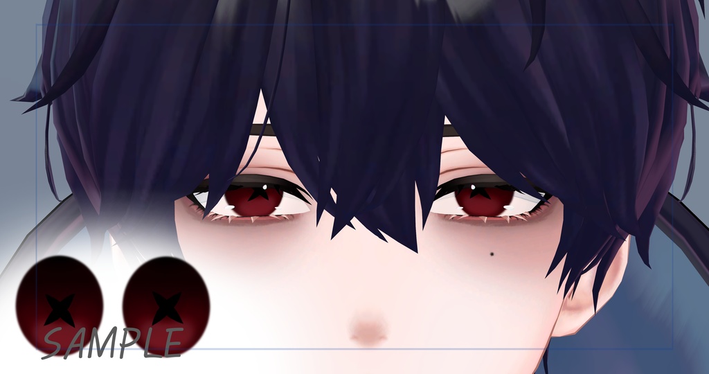 【水瀬 / minase】 メイクアップ、瞳のテクスチャー textures_makeup / eyes