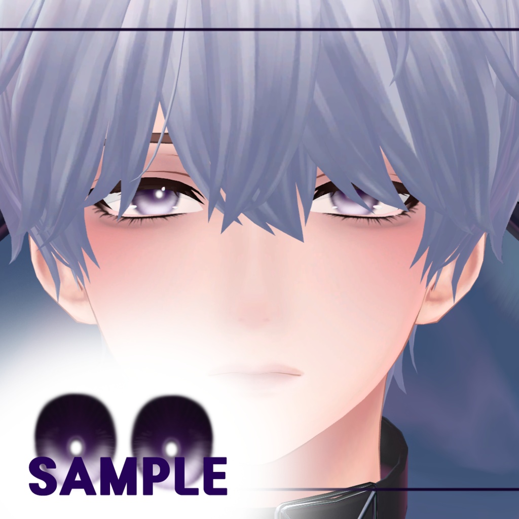 【水瀬 / minase】 Lavender makeup, eyes textures メイクアップ、瞳のテクスチャー