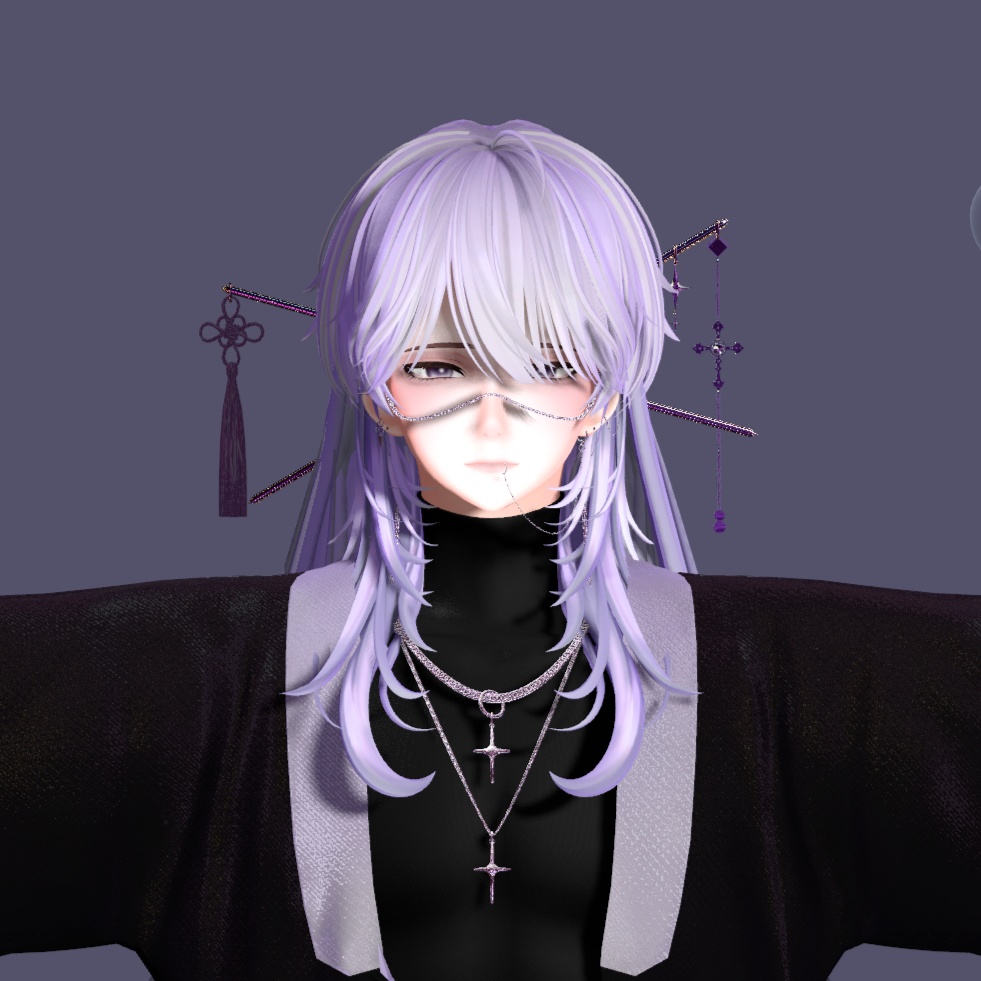 【水瀬 / minase】 Lavender makeup, eyes textures メイクアップ、瞳のテクスチャー