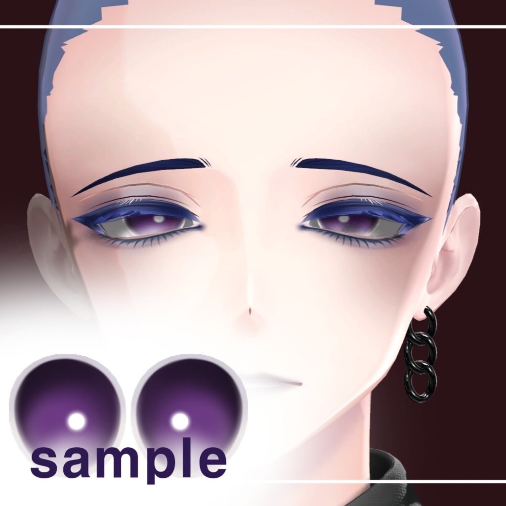 【狛乃 / komano】 makeup , eye texture
