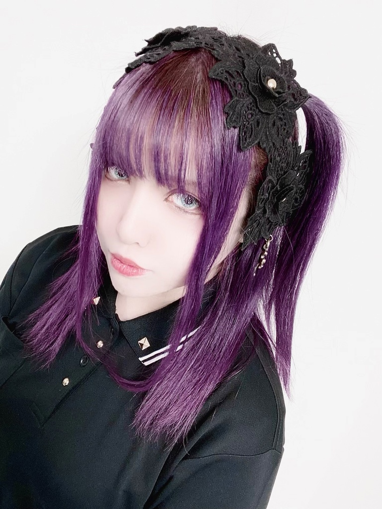 レースヘッドドレス