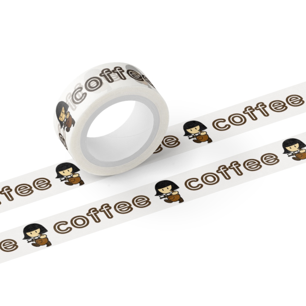 コーヒーデザイン マスキングテープ coffee design masking tape