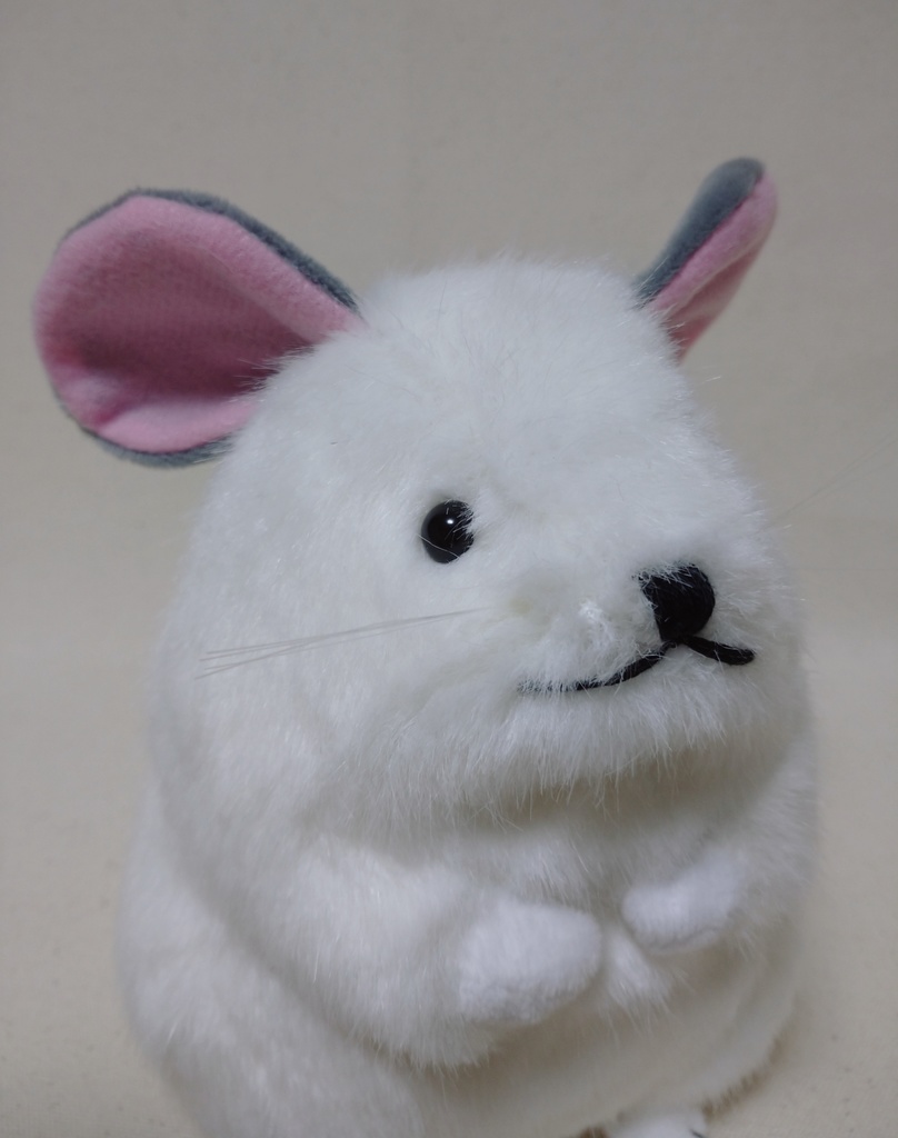 Banmof チンチラ ぬいぐるみ ホワイト Banmof Shop Booth