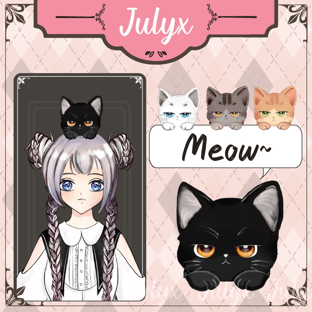 猫絵V.Miller 猫の絵 301 水彩画 原画 ポストカードサイズ｜Yahoo!フリマ（旧