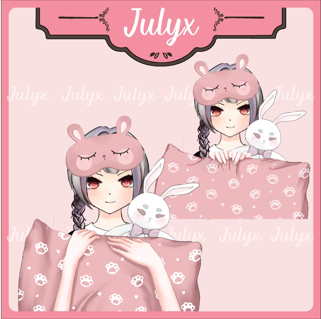 手、腕、枕、ぬいぐるみ、アイマスク Vtuberモデル用のアイテム（Vtuberアイテム）