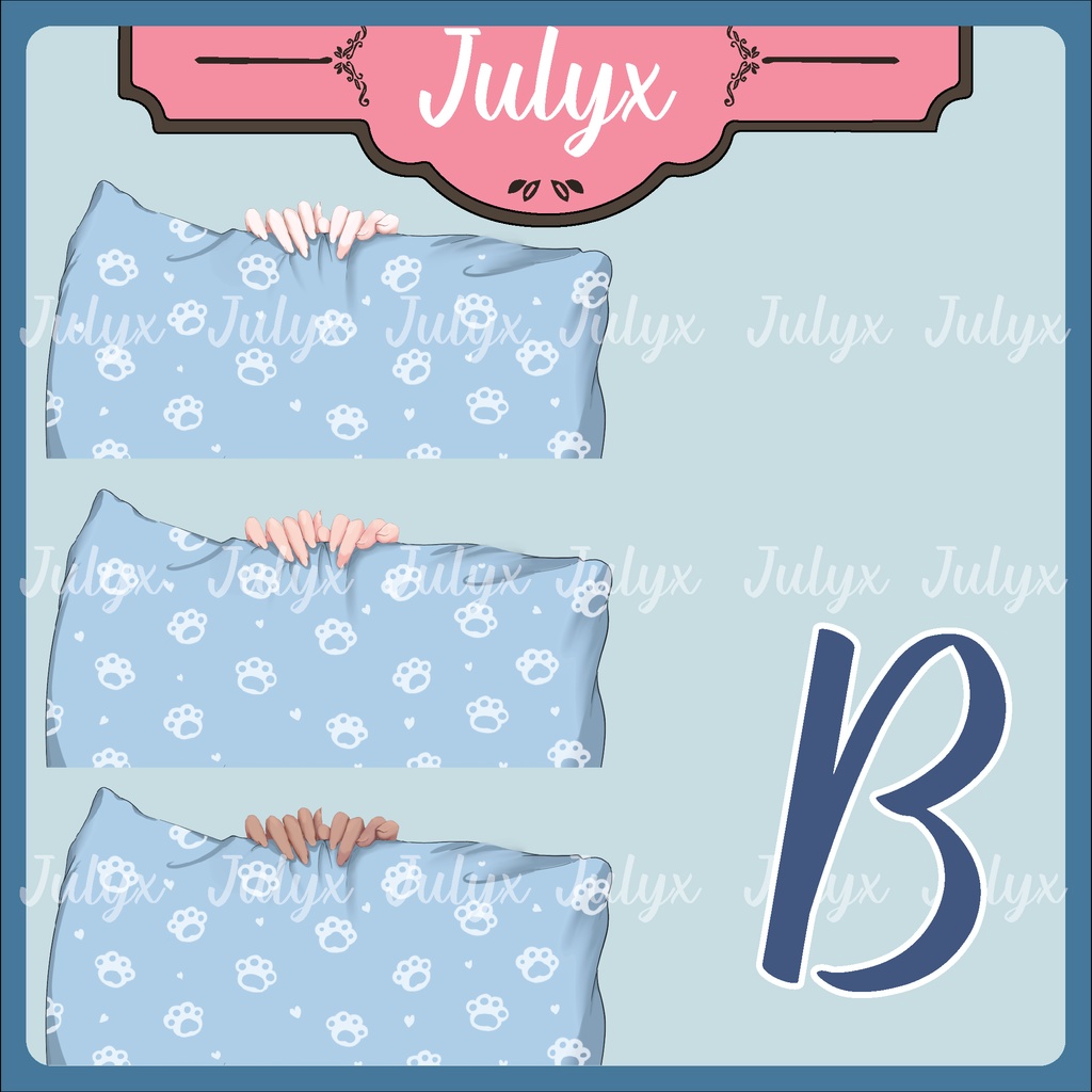 手、腕、枕、ぬいぐるみ、アイマスク Vtuberモデル用のアイテム(Vtuberアイテム)