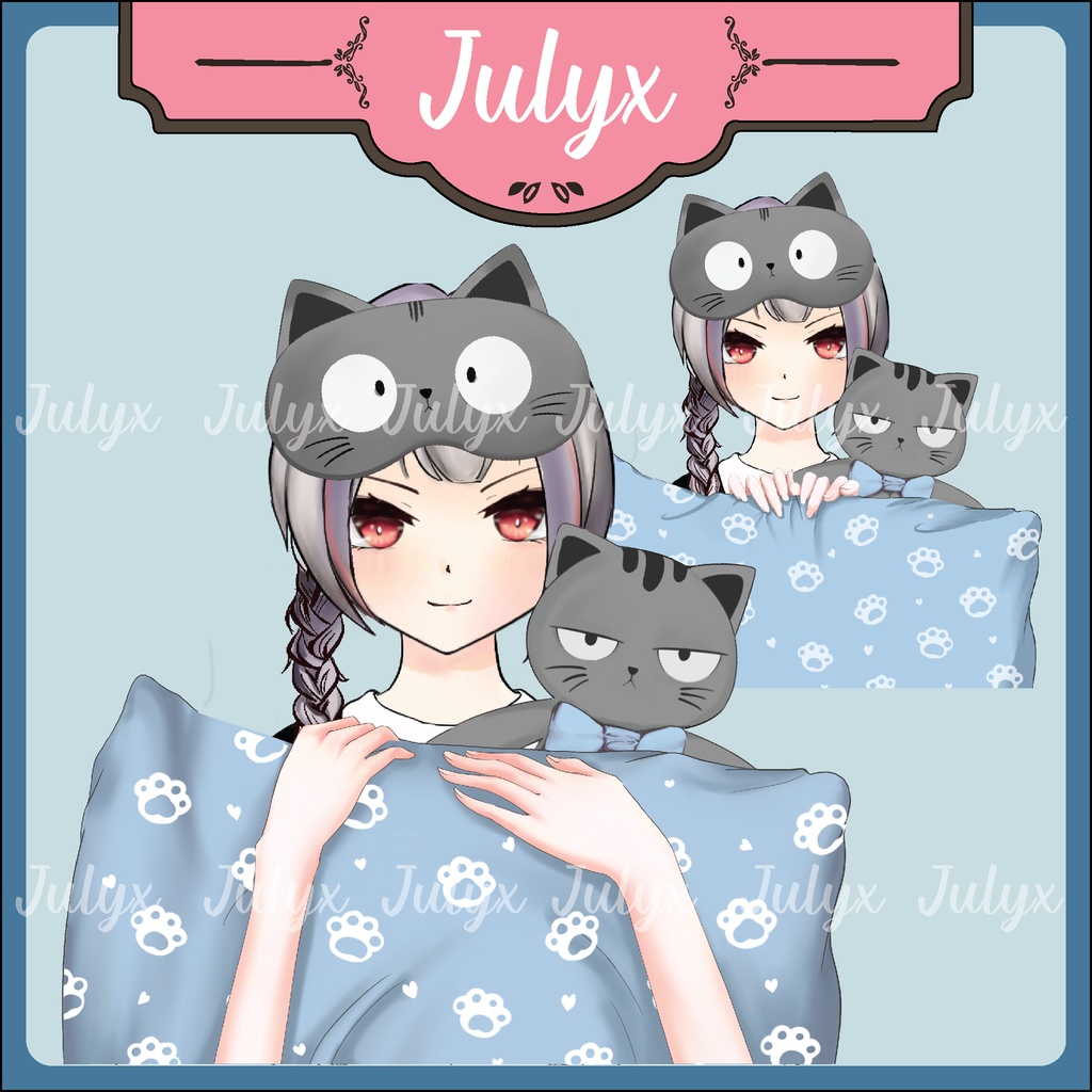 手、腕、枕、ぬいぐるみ、アイマスク Vtuberモデル用のアイテム（Vtuberアイテム）