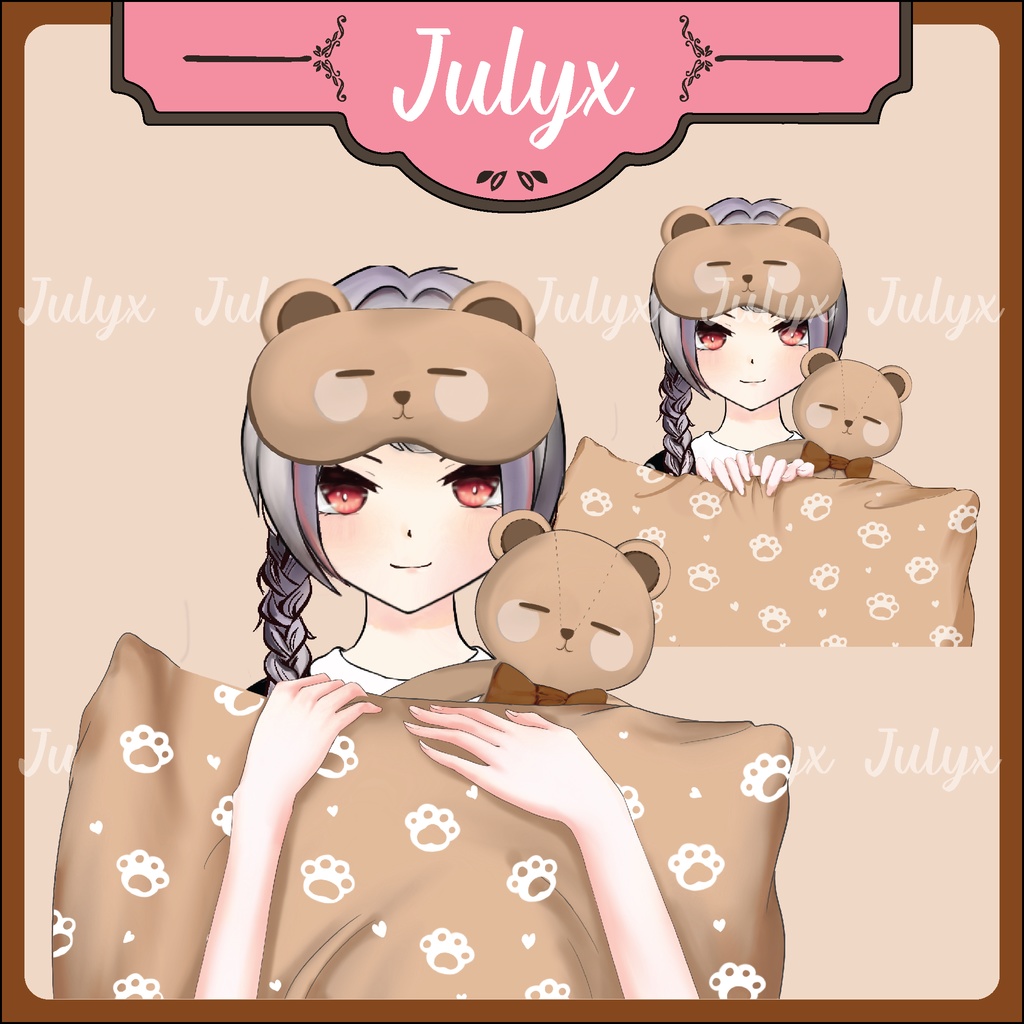手、腕、枕、ぬいぐるみ、アイマスク Vtuberモデル用のアイテム(Vtuberアイテム)