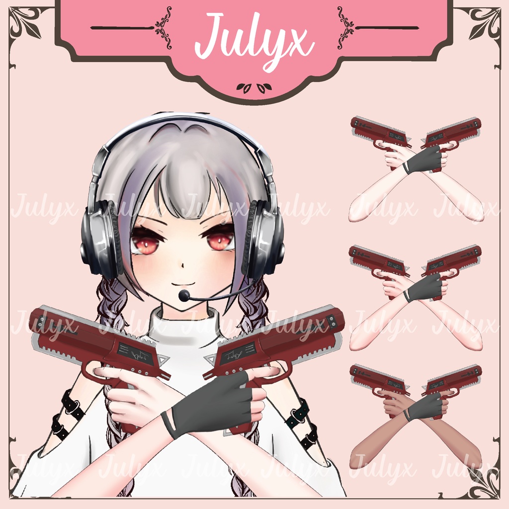 手、腕、枕、ぬいぐるみ、アイマスク Vtuberモデル用のアイテム(Vtuberアイテム)