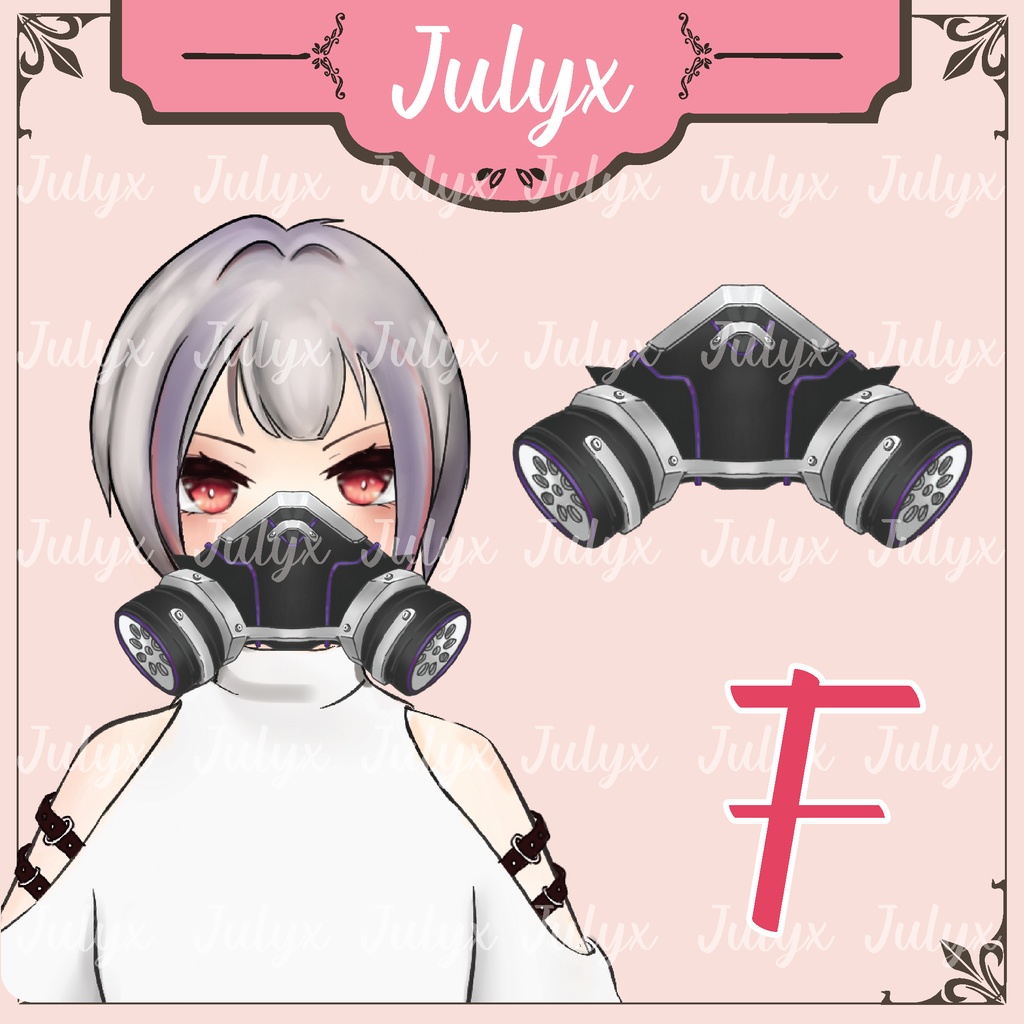 VTuberモデル用の手、AK銃、マスク(FPSゲーム「Apex」向けアセット)