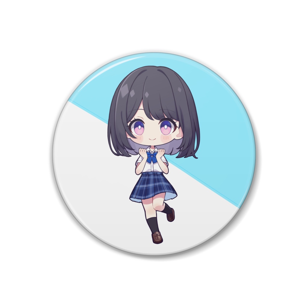 ねむねむ缶バッチB(2023夏制服ver.)