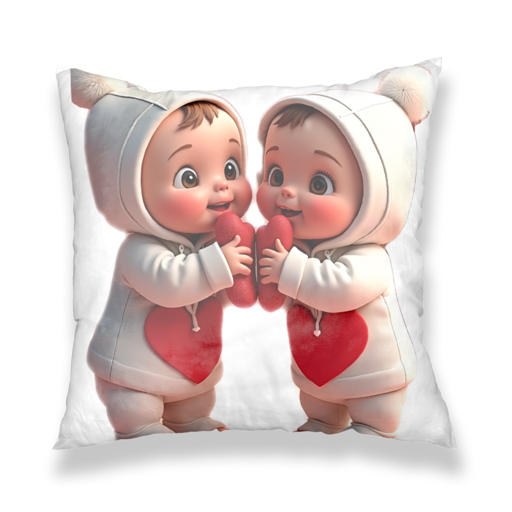 ハートツインズ♡クッション