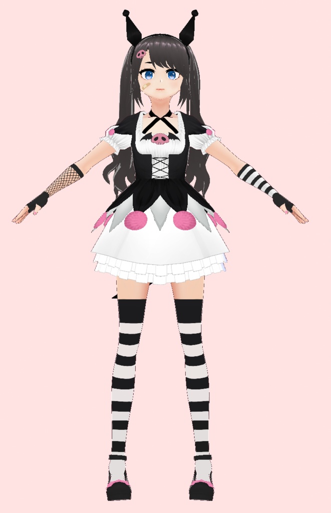 Kuromi Theme Dress