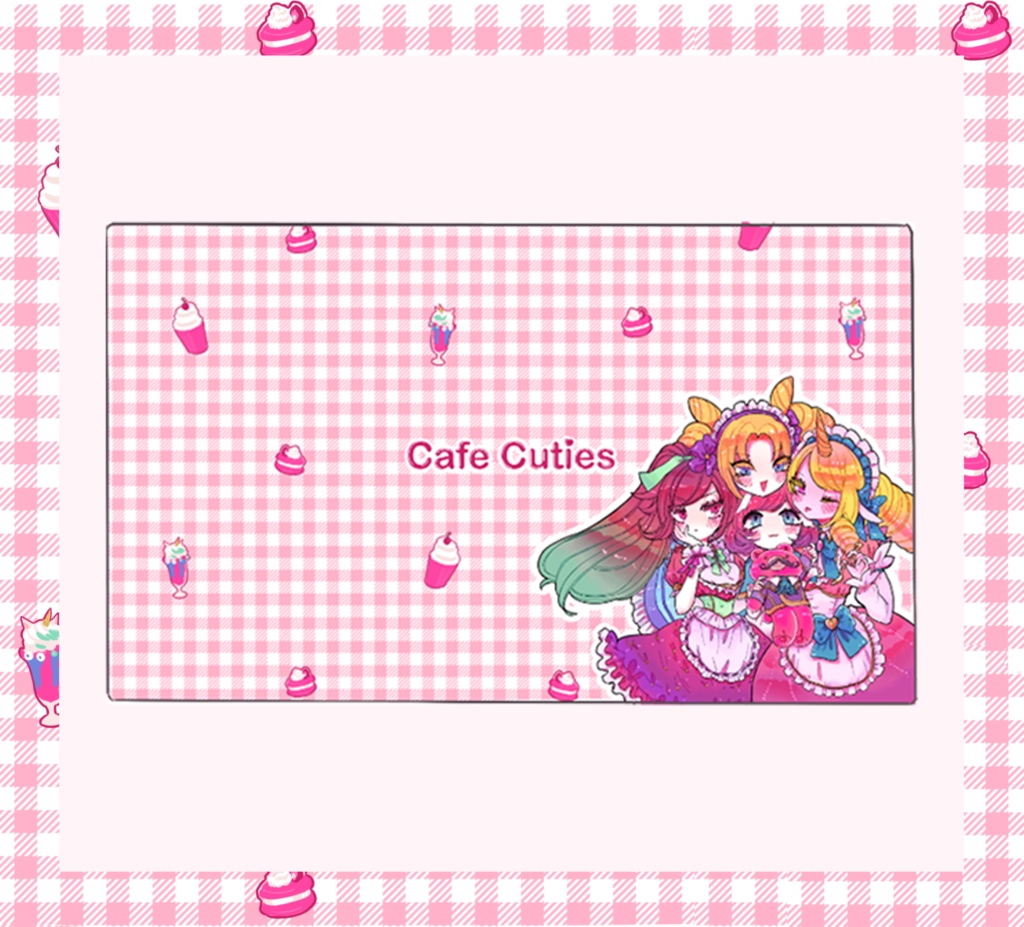 LoL カフェキューティーズ プレイマット/デスクマット
