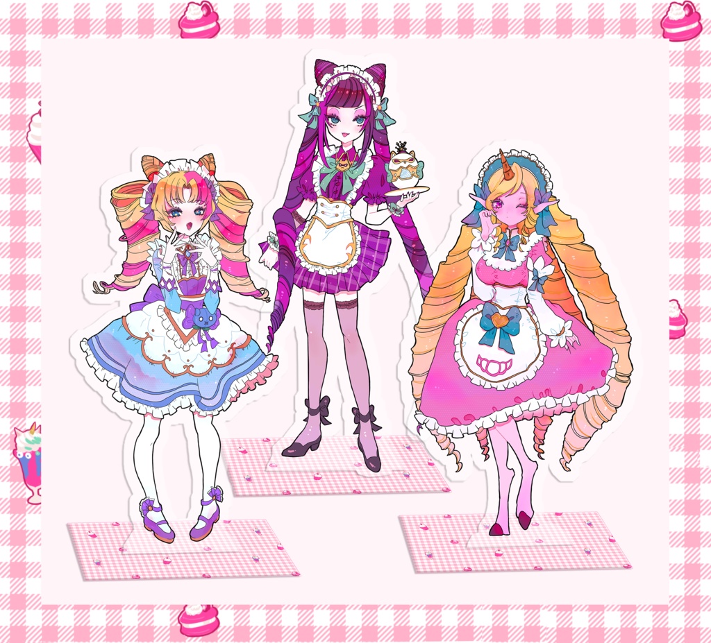 LoL カフェキューティーズ アクリルスタンド