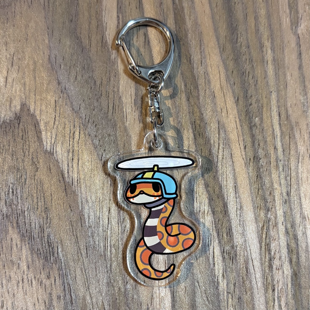 へびコプターアクリルキーホルダー