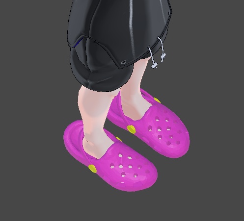 【3Dモデル】サンダル sandals 簡単色変更