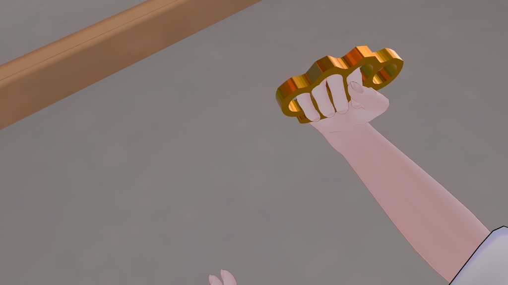 【3Dモデル】ムカつく奴をぶっとばすメリケンサック knuckle desters