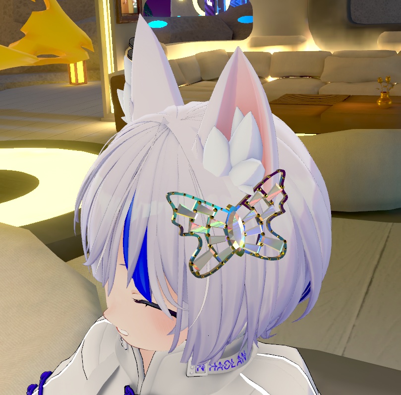 蝶のブローチ 髪飾り