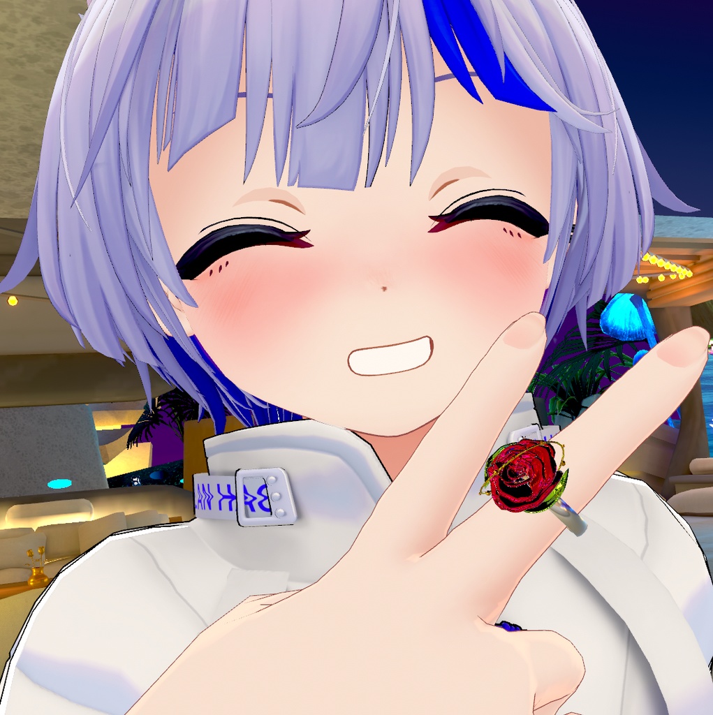 【3Dモデル】バラの指輪