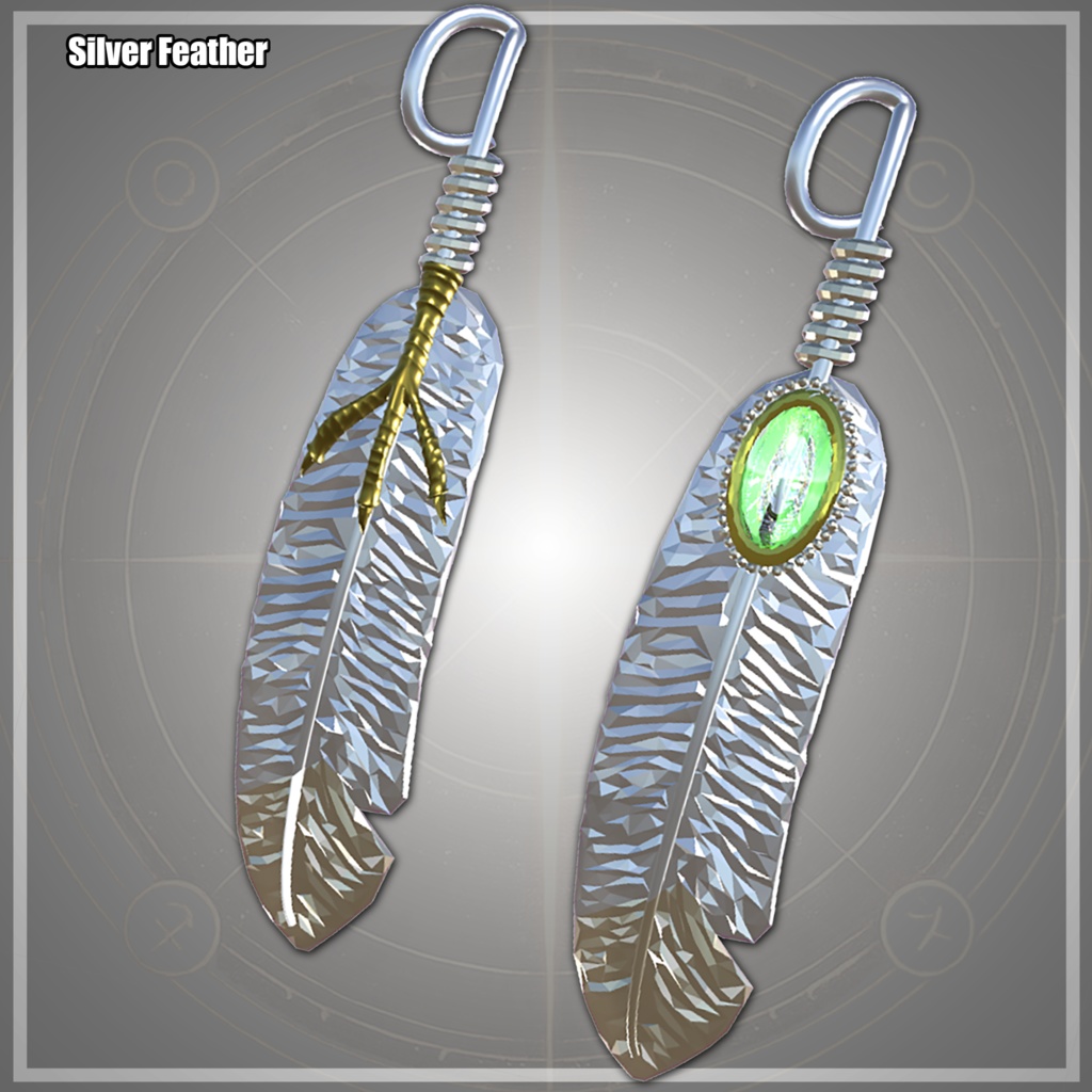 フェザー　アクセサリー　2種類