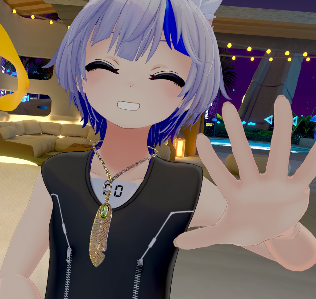 【3Dモデル】フェザー アクセサリー 2種類