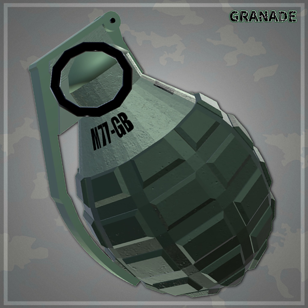 爆発ギミック付き　グレネード