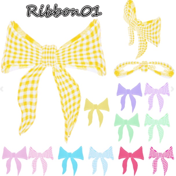 リボン 4種類セット 12色