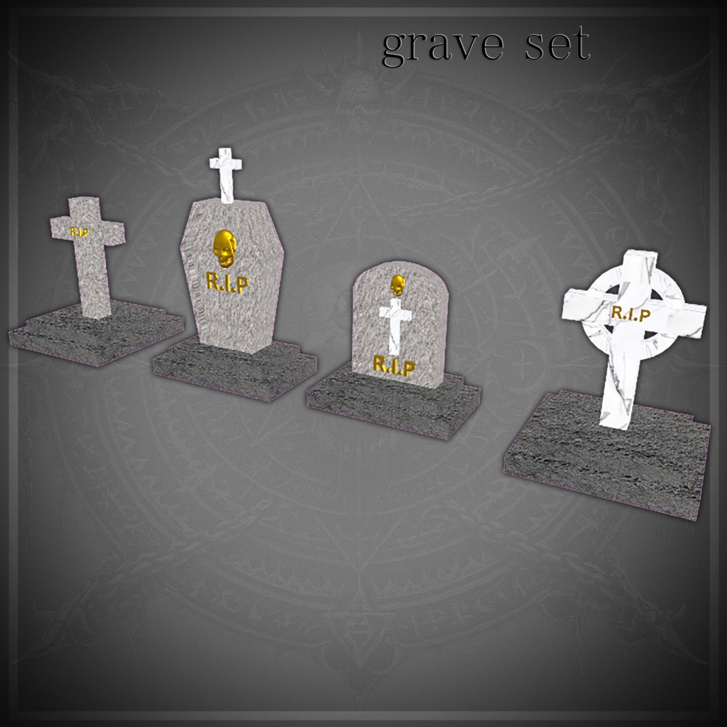 GRAVE　お墓　halloween ワールド小物