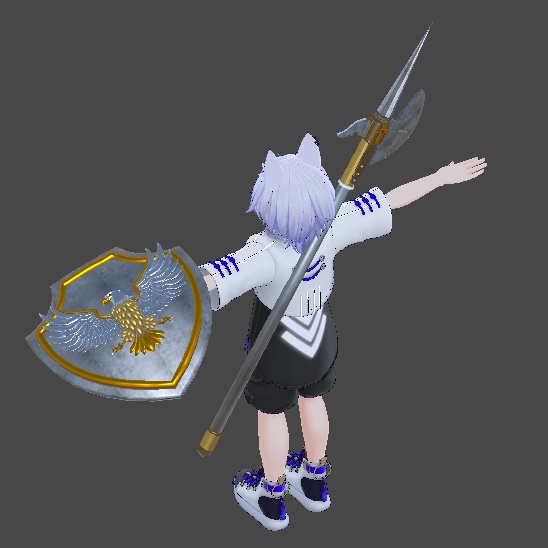 騎士の槍と盾 knight lance ギミック付き