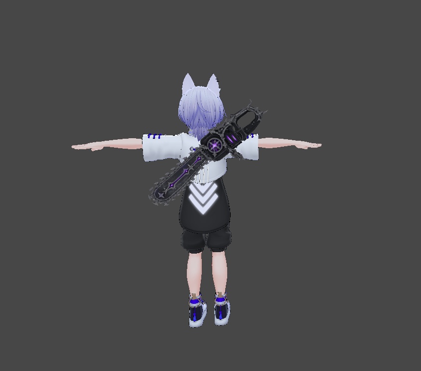 【3Dモデル】ダークチェーンソー / Dark Chainsaw
