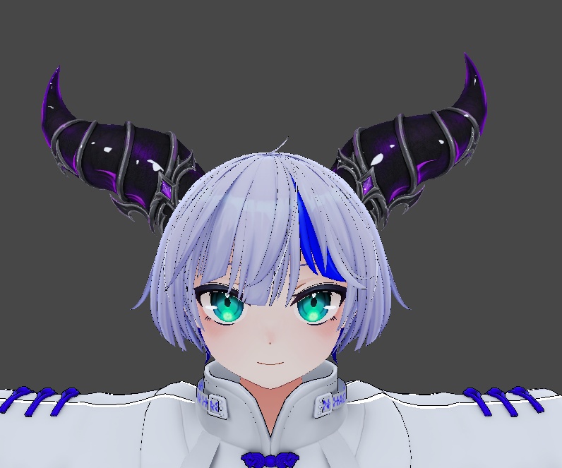 【無料配布】ゴシックデビルホーン / Gothic Devil Horns【3Dモデル・VRChat向け】