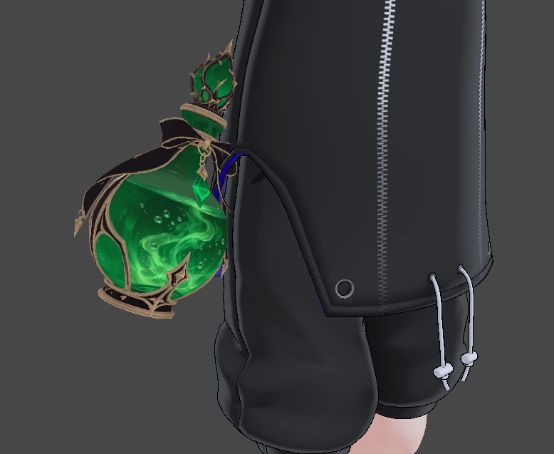 【Halloween】魔女のポーション 3点セット | Witch Potion Set【3Dモデル・VRChat向け】