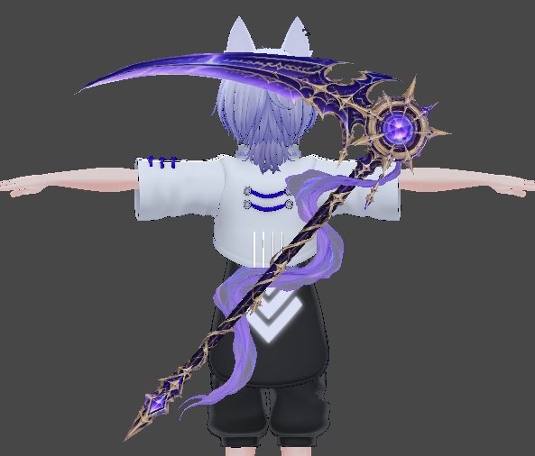 【3Dモデル】Arcane Scythe|魔法の大鎌|ファンタジー・ハロウィン