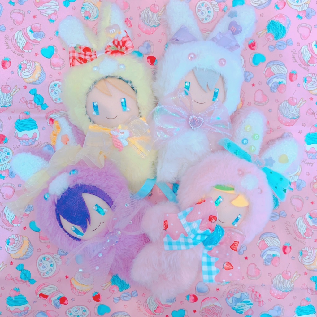 名前入りゆめかわうさちゃん